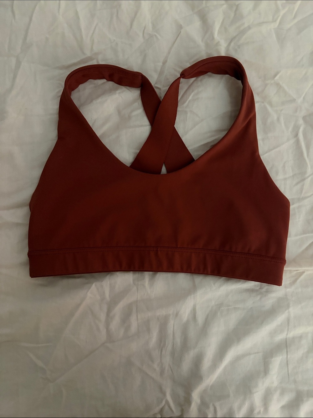 Old Navy Rust-Toned Crossback Sports Bra